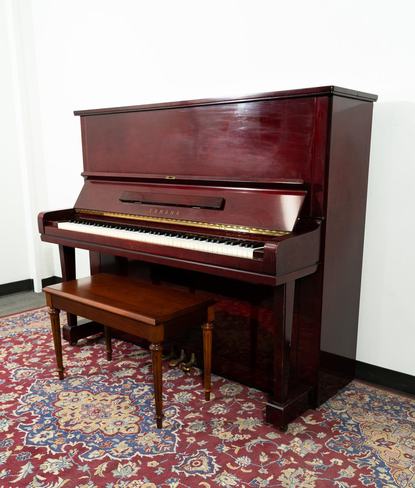 Yamaha 52 U3 Upright Piano Polished Mahogany SN: 461959