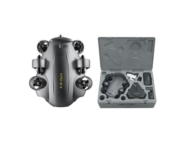 QYSEA FIFISH V6 Expert Underwater ROV Drone - M100 Bundle | 100M Tether & Spool + Lightweight EPP Case Included