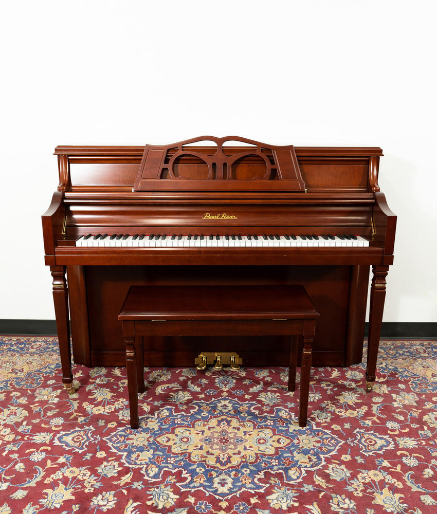 Pearl River 45 UP110P5 Upright Piano Mahogany SN: 783638