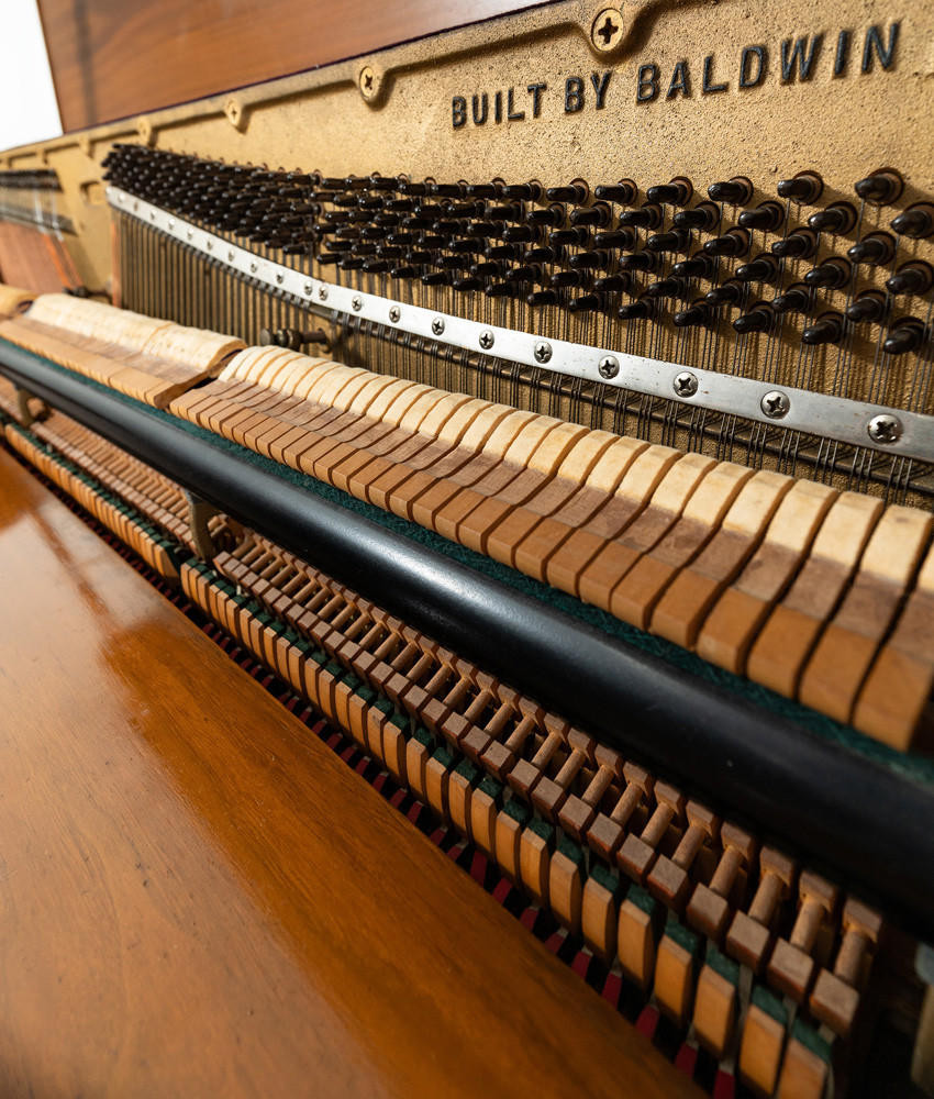 Baldwin Acrosonic Upright Piano Satin Walnut SN: 213858