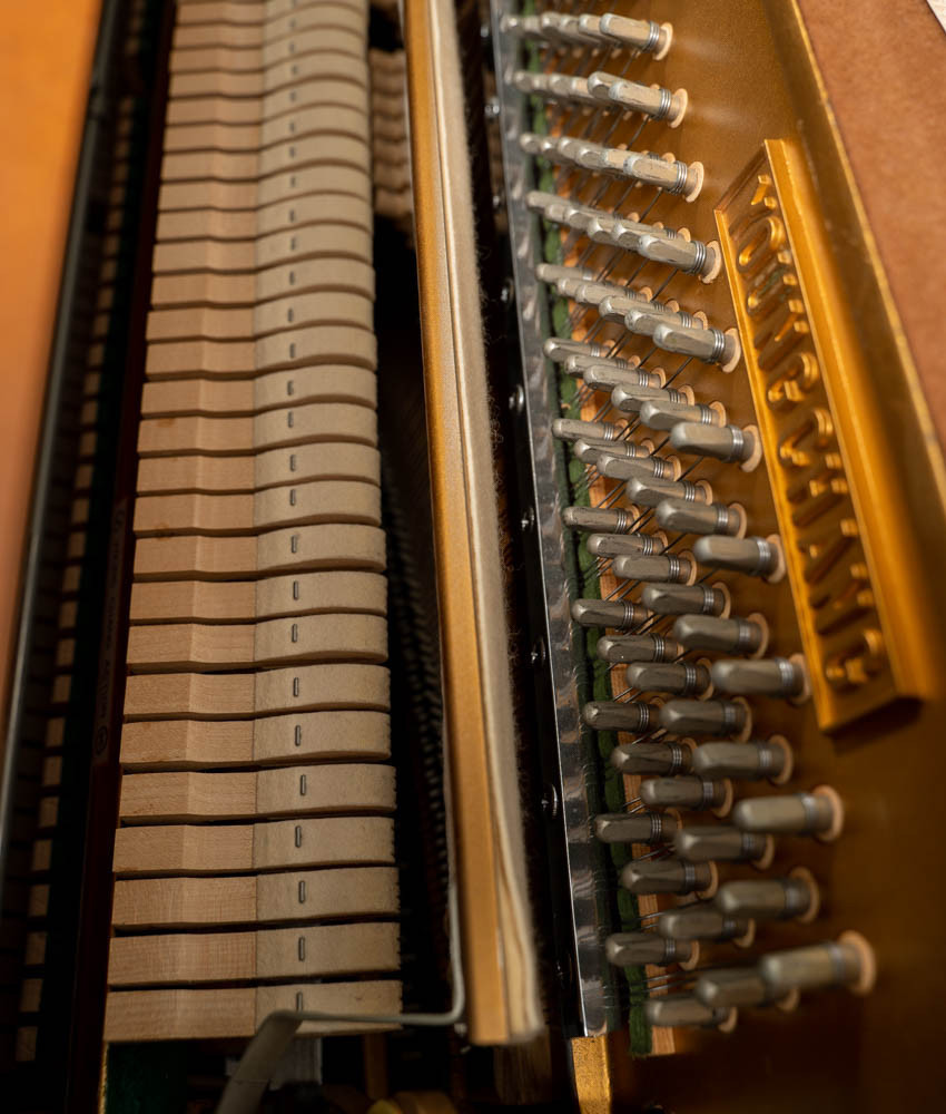 1989 Young Chang 42 F-108 Upright Piano Satin Oak