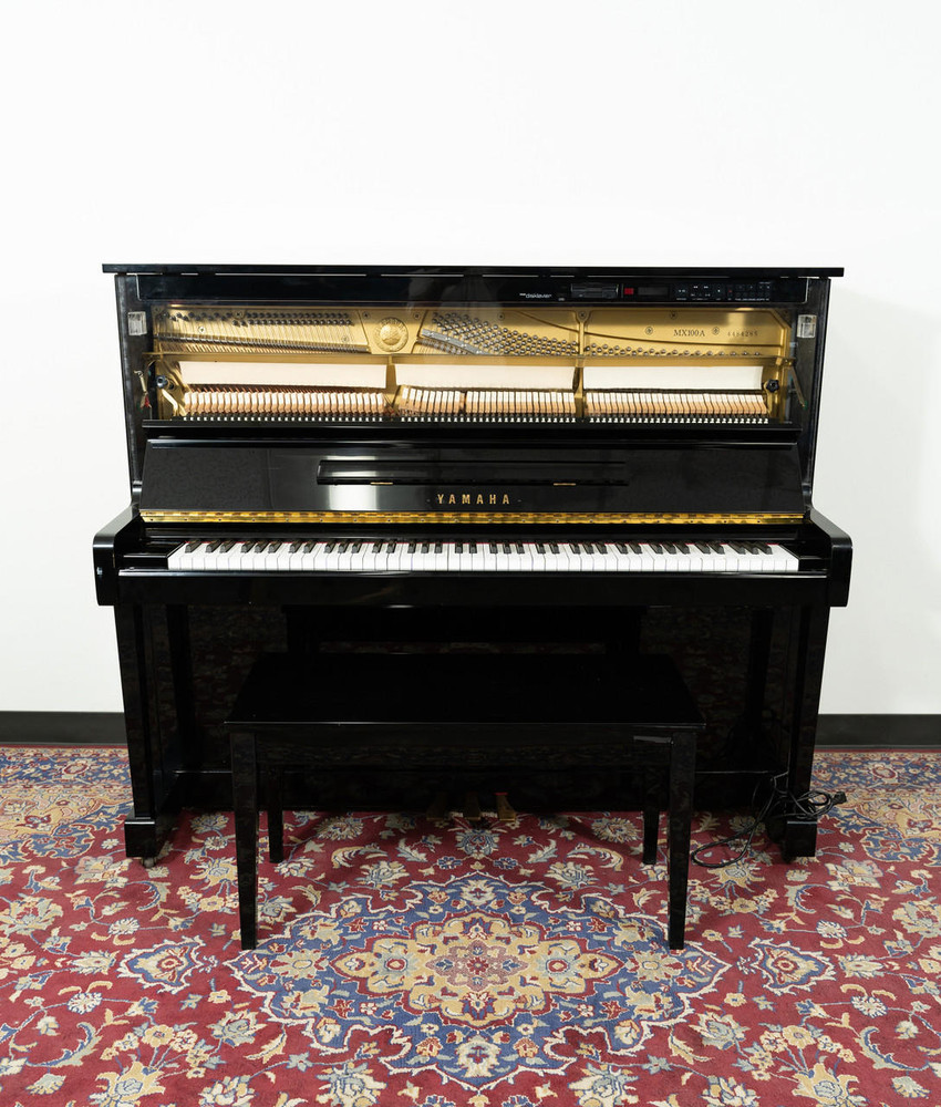 Yamaha 48 MX100A Upright Piano Polished Ebony SN: 4484285