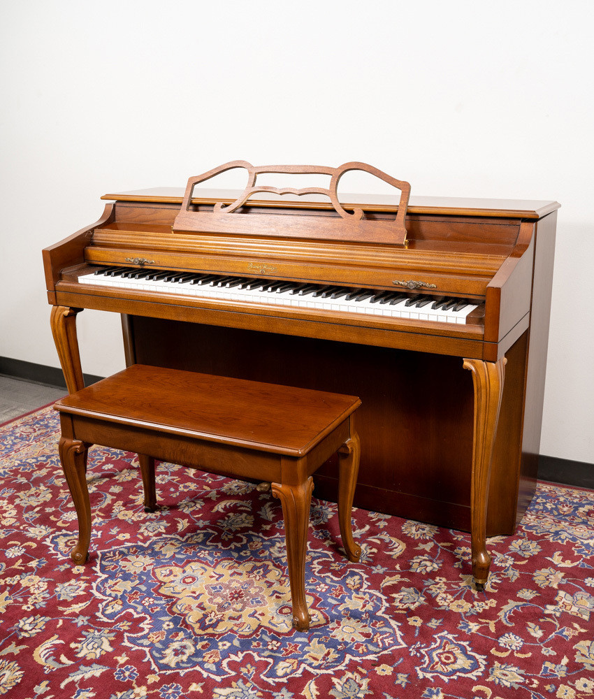 Wurlitzer P150 Upright Piano Satin Walnut SN: 1870744