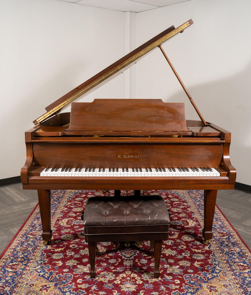 Kawai 5 10 KG-2 Grand Piano Satin Walnut SN: 478099