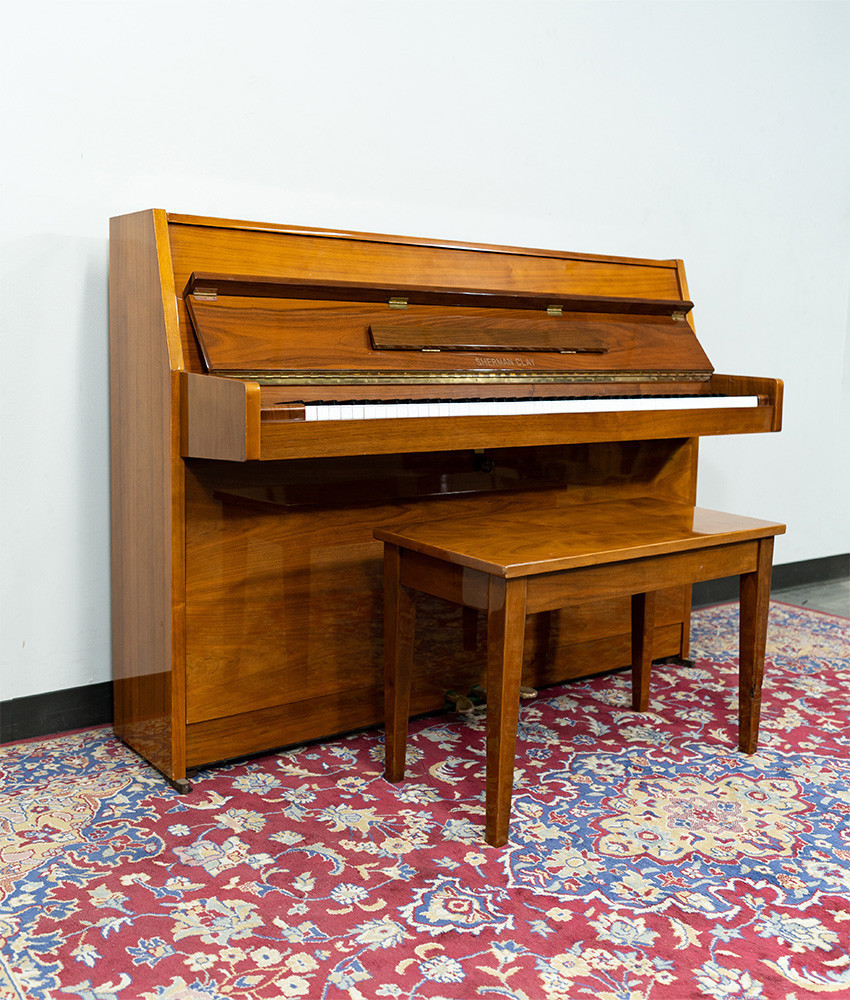 Sherman Clay RS-4 Upright Piano Satin Brown SN: 102764