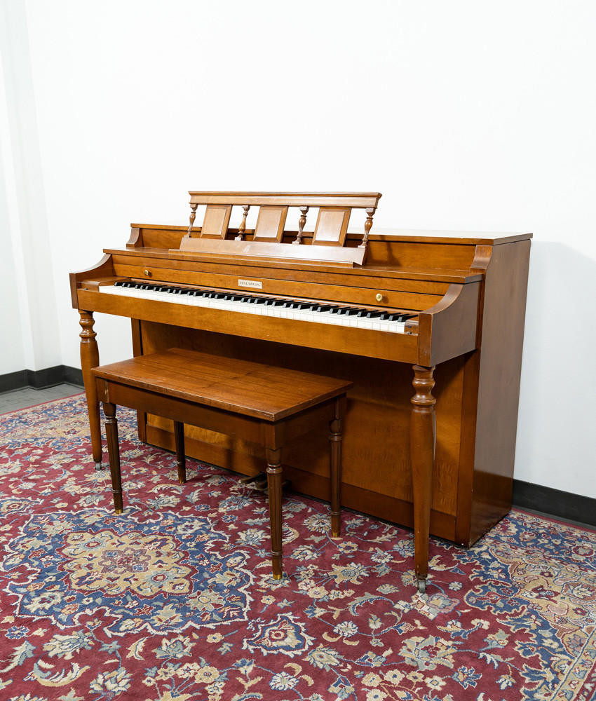 Baldwin Acrosonic Classic Upright Piano Satin Walnut SN: 10744477