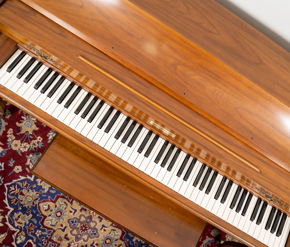 Acrosonic By Baldwin Spinet Piano Satin Walnut SN: 814624