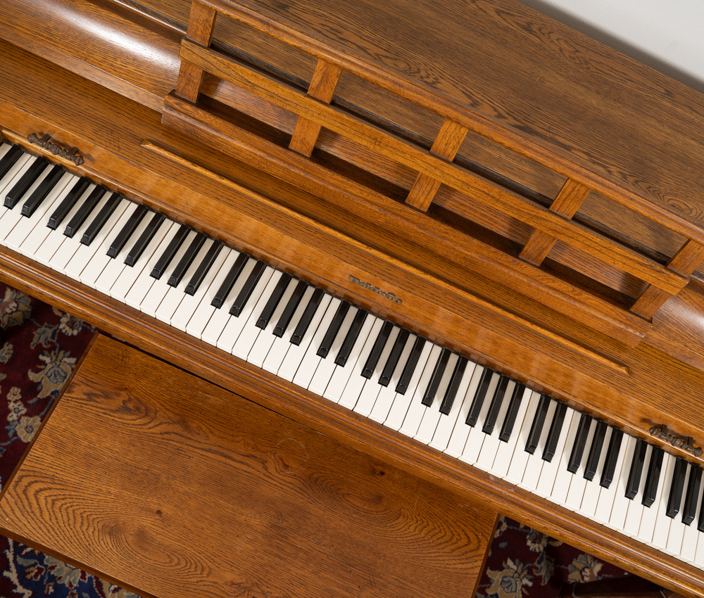 Baldwin Upright Piano Satin Walnut SN: 1240580