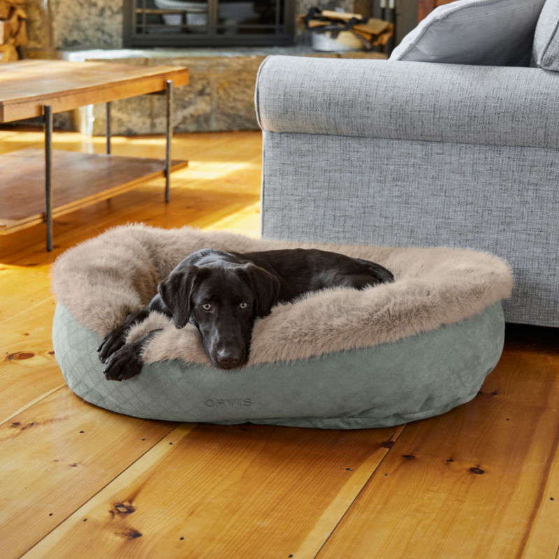 ComfortFill-Eco  Fur Wraparound Dog Bed