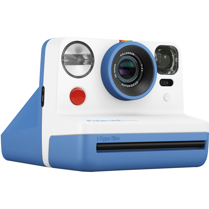 Polaroid Now Instant Film Camera (Blue)  