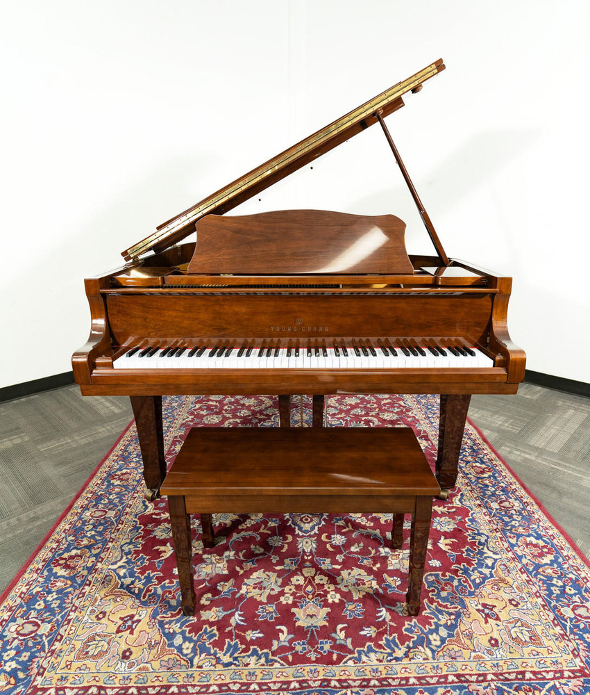 Young Chang 5 9 G175 Grand Piano Polished Mahogany SN: G016518