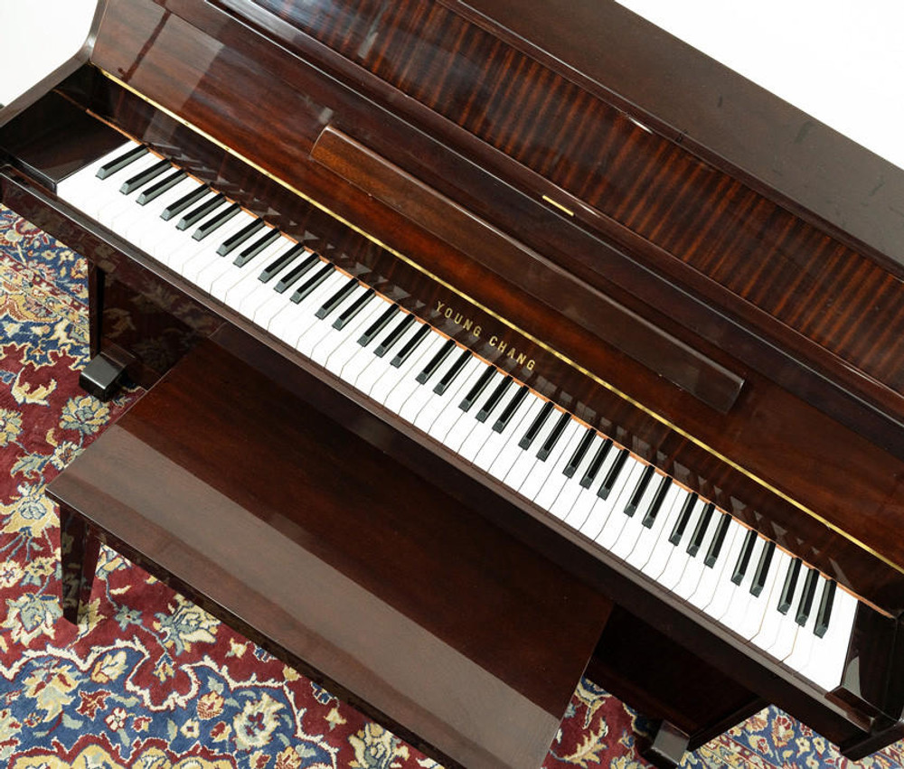 Young Chang Classic Upright Piano Polished Mahogany SN: T0012841