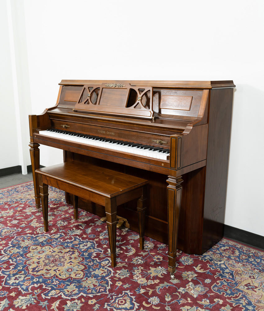 Young Chang F-110 Upright Piano Mahogany SN: 1828164