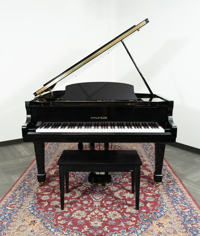 Hyundai 5 1 G80A Grand Piano Polished Ebony SN: 8801364