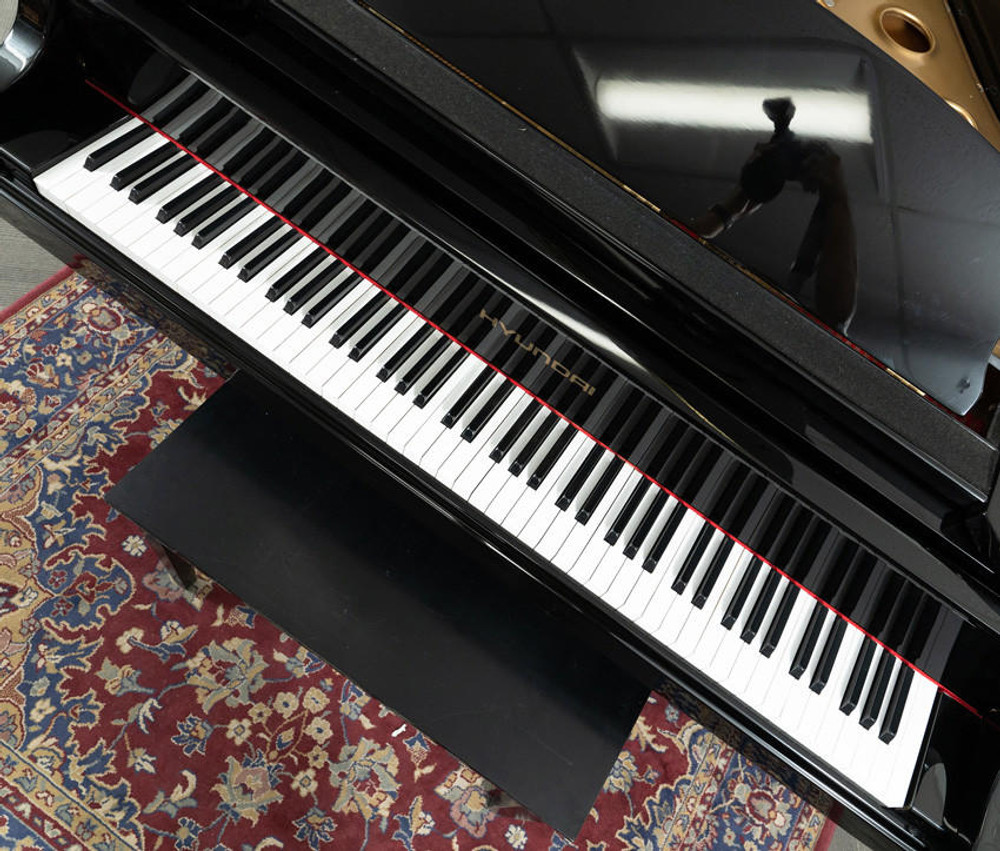 Hyundai 5 1 G80A Grand Piano Polished Ebony SN: 8801364