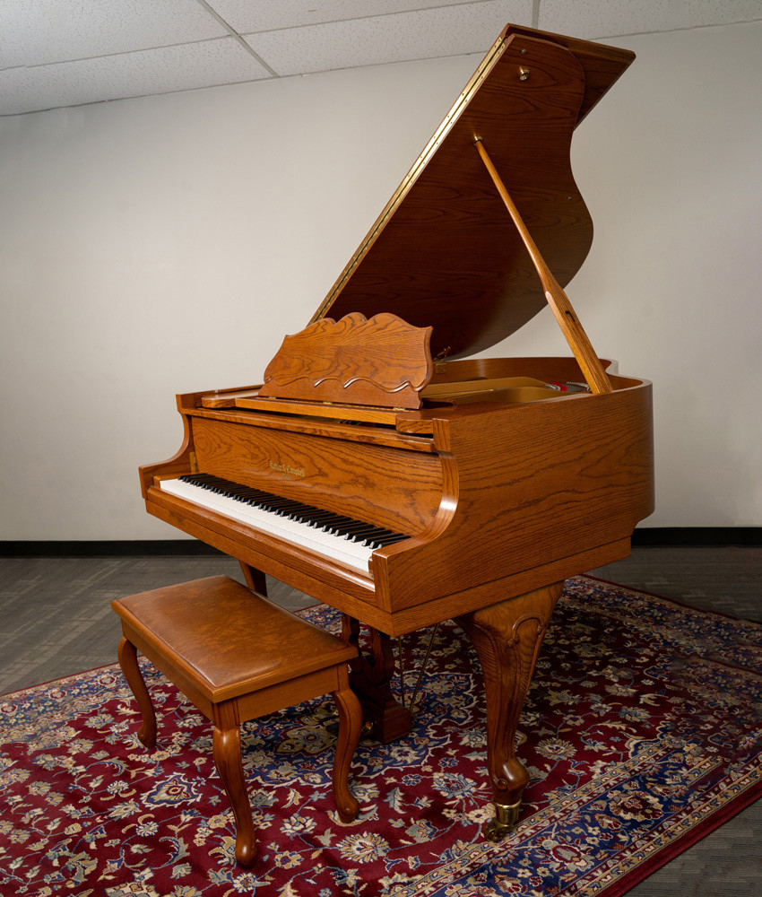 Kohler Campbell SKG-500S Grand Piano Satin Oak SN: KJLGG0220