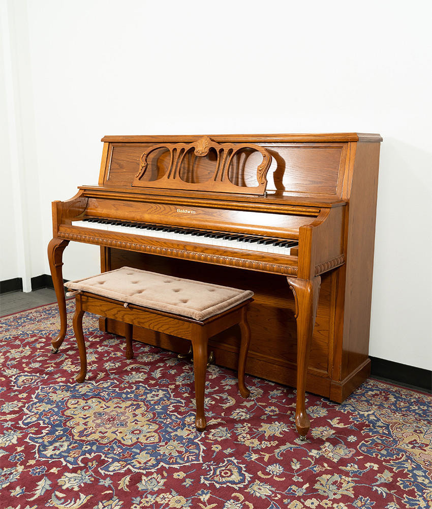 Baldwin 45 5045 Upright Piano Oak SN: 0456430