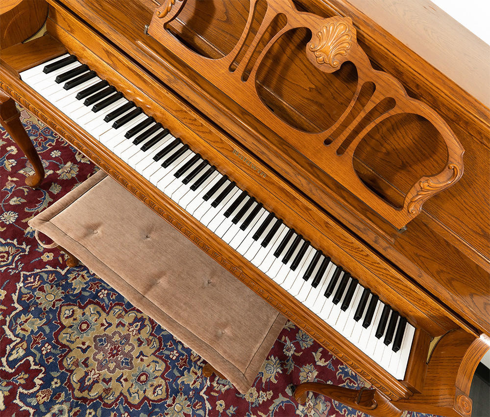 Baldwin 45 5045 Upright Piano Oak SN: 0456430