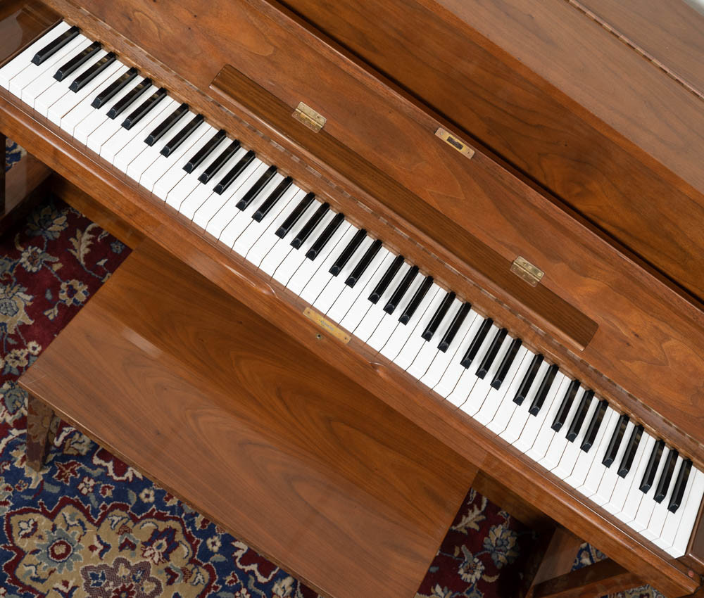 Young Chang 44 U-111 Upright Piano Polished Walnut